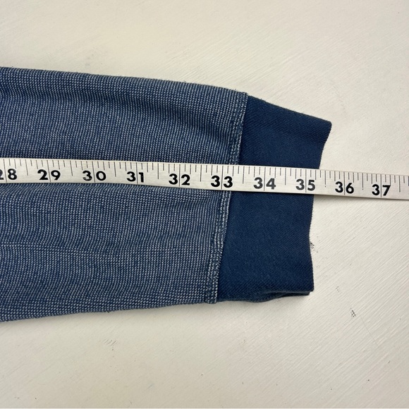 Polo Jeans Company Men’s waffle knit long sleeve shirt size XL Blue - Picture 6 of 6